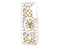 Guess Etui Leopard Print Triangle MagSafe do Galaxy S26 brązowy - 1522704 - zdjęcie 3